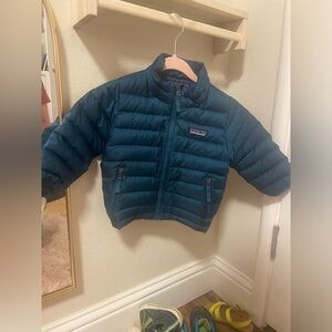 Patagonia Down Jacket Turquoise 6-12 months